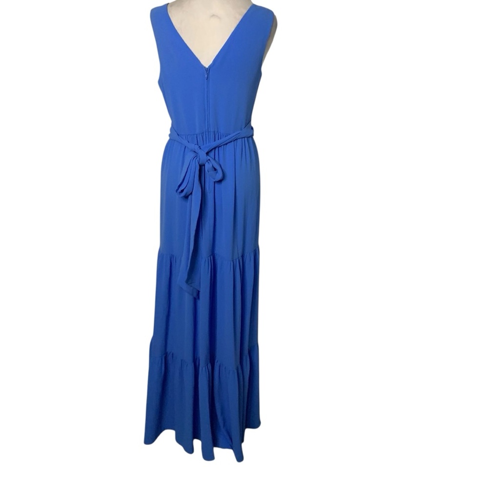 NWT Lilly Pulitzer Vibrant Blue Thistle Maureen Maxi Dress Resort Wear Belted - Picture 7 of 13